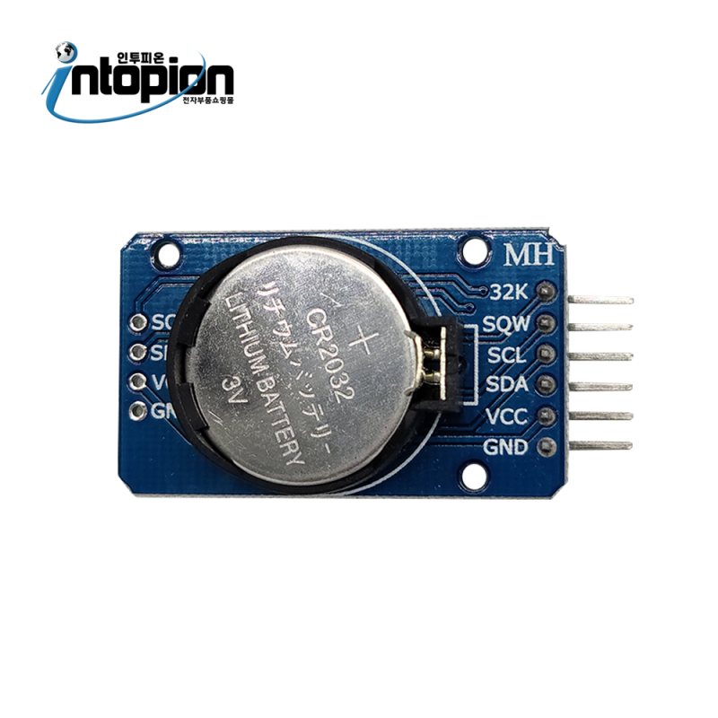 아두이노 DS3231 RTC 고정밀 리얼타임클럭 모듈 / 인투피온