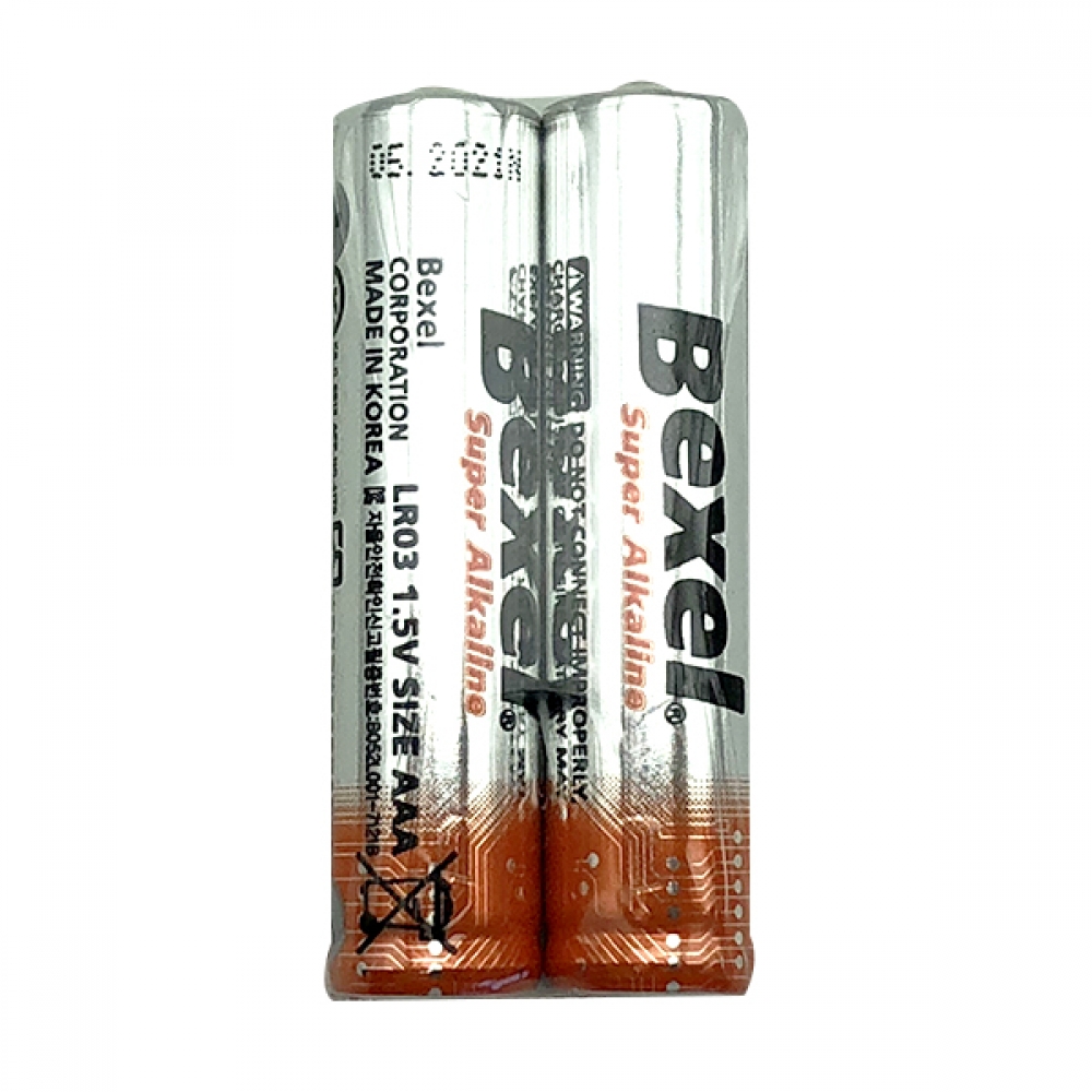 벡셀 BEXEL 알카라인 건전지 AAA사이즈 1.5V (2개입) / 인투피온