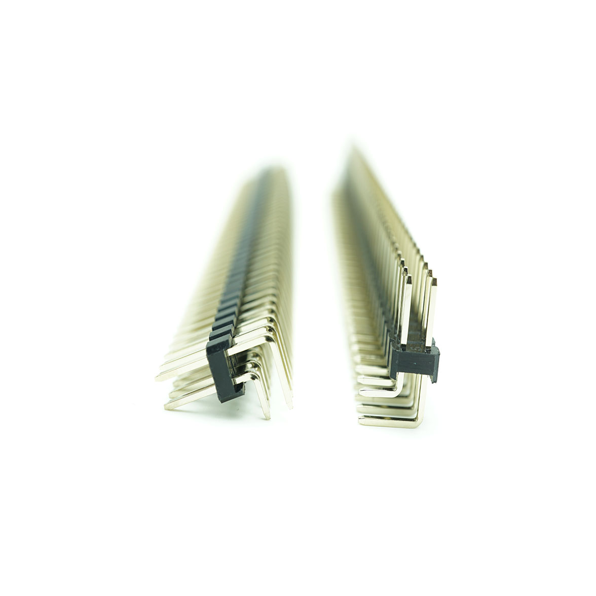 PIN HEADER Dual 2X40pin - 1.27mm (R/A) (단위/5EA) / 인투피온