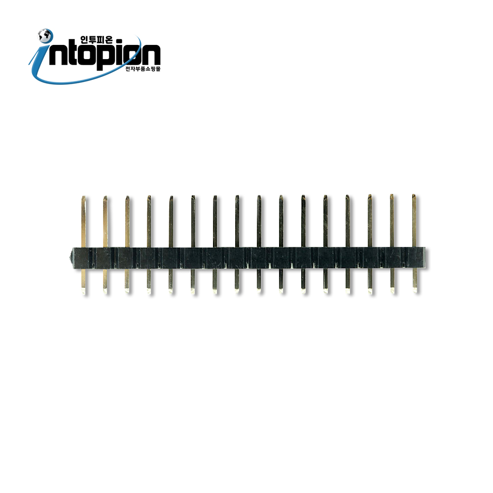 핀헤더 PIN HEADER Single 1X40pin - 2.54mm (S/T)_11.5MM(총높이) (단위/10EA) / 인투피온