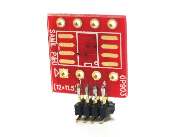 변환기판 OP-AMP [OP903] SO8 to 8-pin SMD Adapter / 인투피온