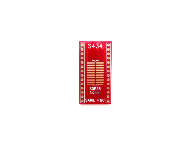 변환기판 [S434] SOP-1.0-28pin (600mil) / 인투피온