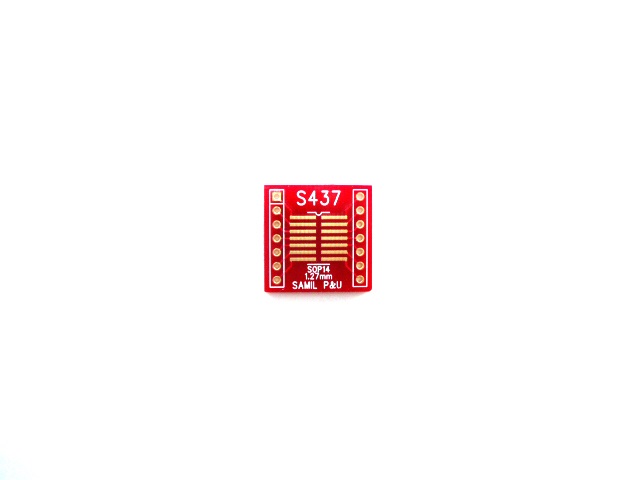 변환기판 [S437] SOP-1.27-14pin (600mil) / 인투피온