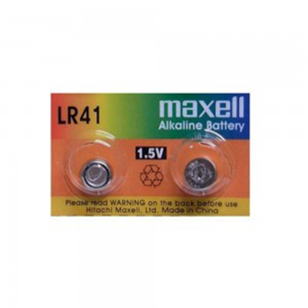[수은건전지] 맥셀 MAXELL LR41 포장 2개입 1.5V 25mAh / 인투피온