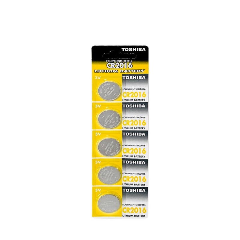 [수은건전지] 도시바 TOSHIBA CR2016 포장 5개입 3V 210mAh / 인투피온