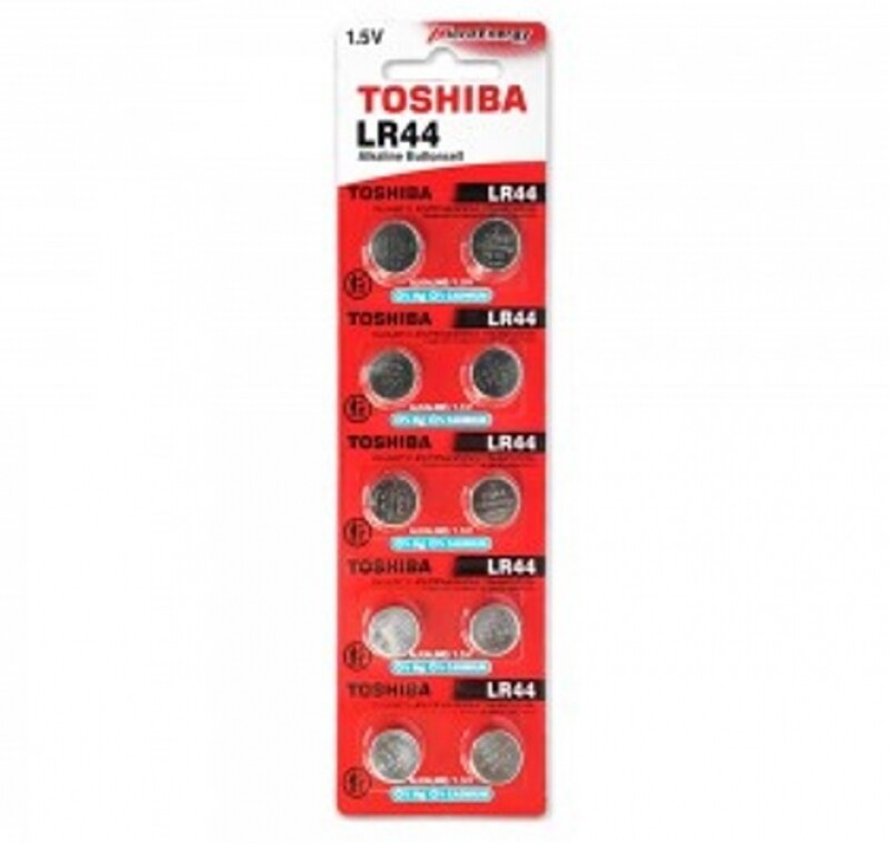 [수은건전지] 도시바 TOSHIBA LR44 포장 10개입 1.5V 100mAh / 인투피온