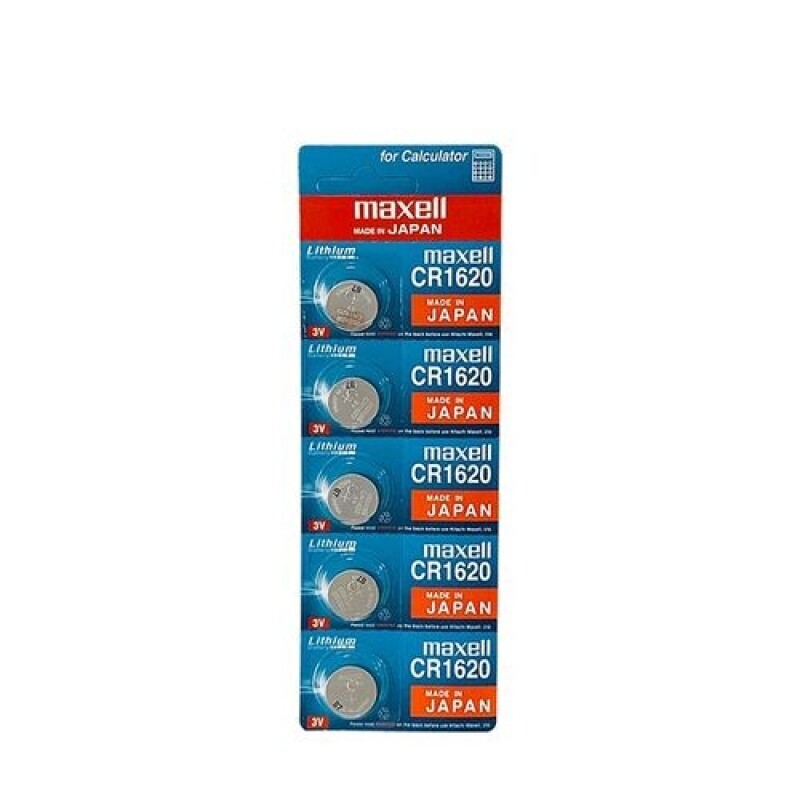 [수은건전지] 맥셀 MAXELL CR1620 포장 5개입 3V 78mAh / 인투피온